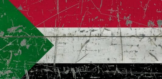 Flagge des Sudan