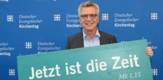 Kirchentag 2023: Ticketverkauf gestartet Kirchentag 2023 Kirchentagspräsident Thomas de Maiziere