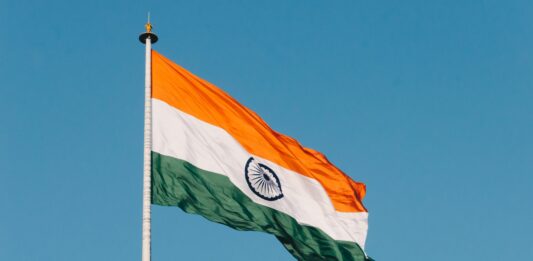 Indien Flagge