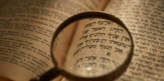 Was will mir dieser Bibeltext sagen? Bibel Lupe Hebräisch Tora