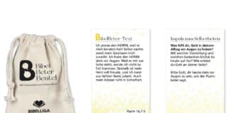 „BibelBeter-Beutel“: 40 Gebetsideen aus Gottes Wort BibelBeter-Beute Bibel Liga