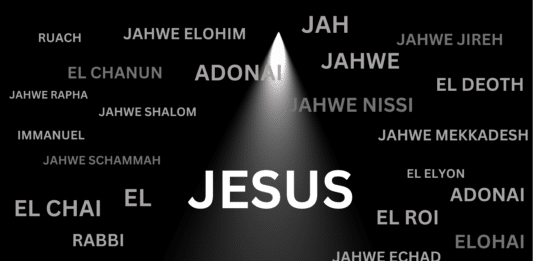 Gottesnamen mit Jesus im Zentrum