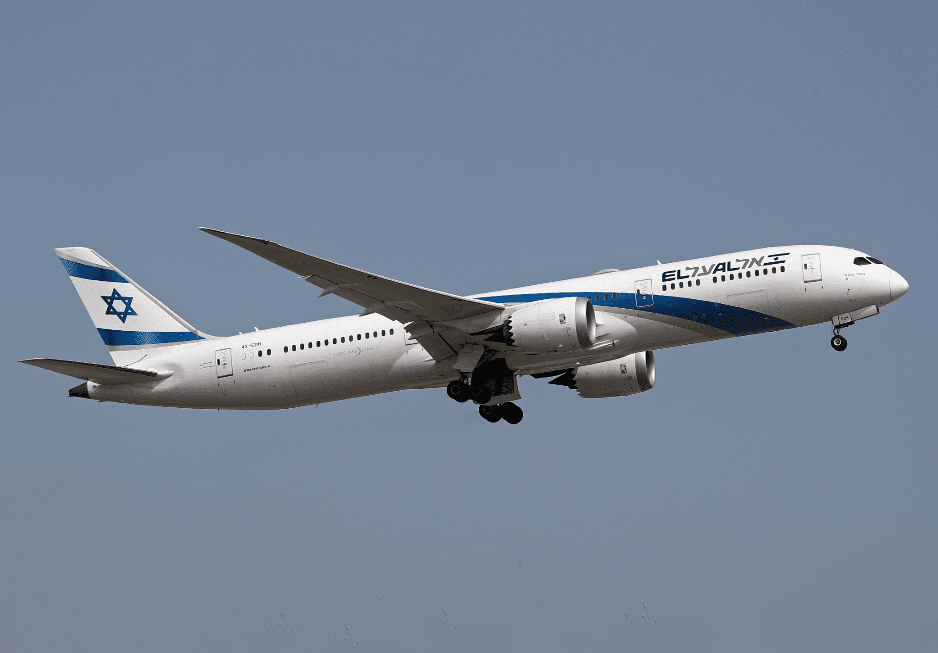 Flugzeug der israelischen Fluggesellschaft EL AL am 29.05.2023