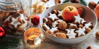10 Tipps: Entspannter Advent feiern Zimtsterne, Nüsse und Kerze Advent