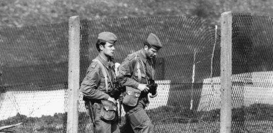 Grenzsoldaten der DDR an der innerdeutschen Grenze, 1982