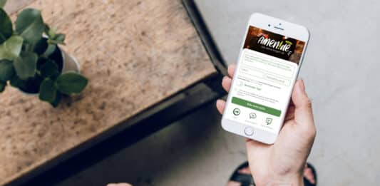 Amen.de auf einem Smartphone