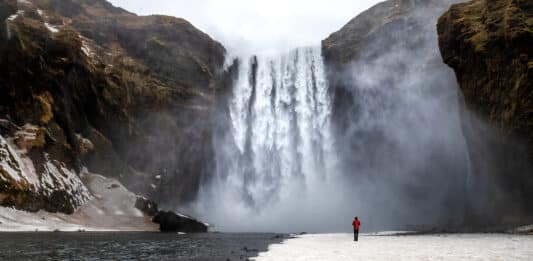 Wasserfall Sogafoss, Island