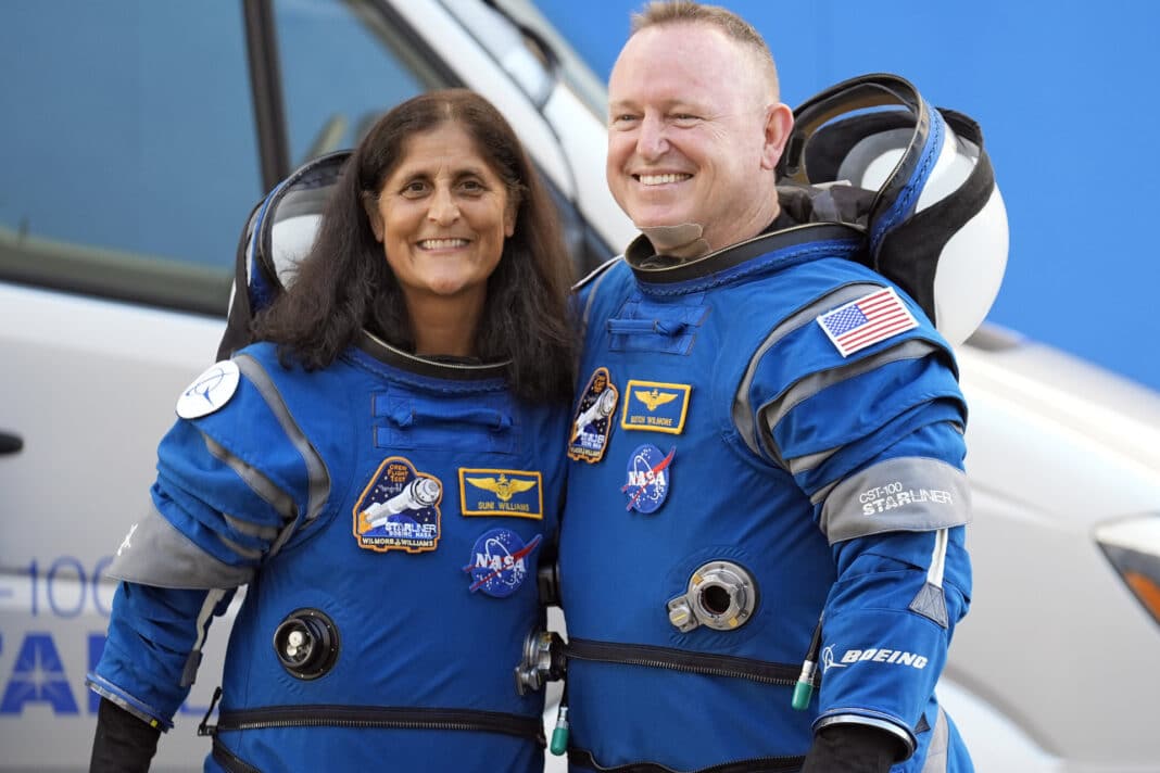 Die NASA-Astronauten Suni Williams und Butch Wilmore