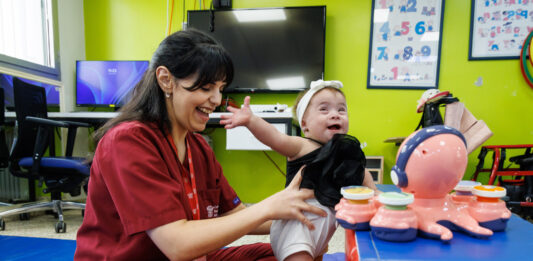 Therapie im Caritas Baby Hospital