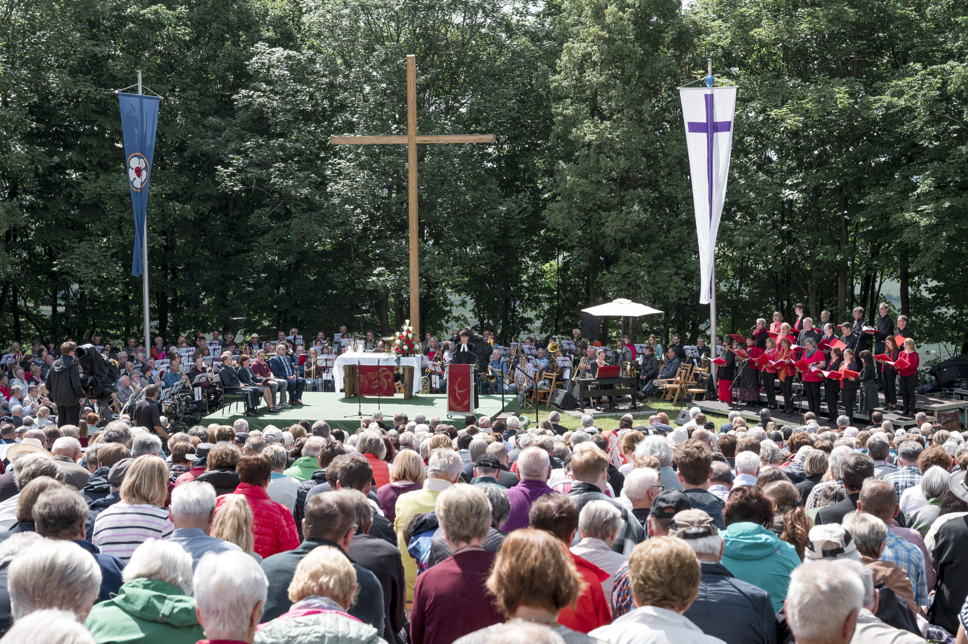 Bayerischer Kirchentag auf dem Hesselberg 2022