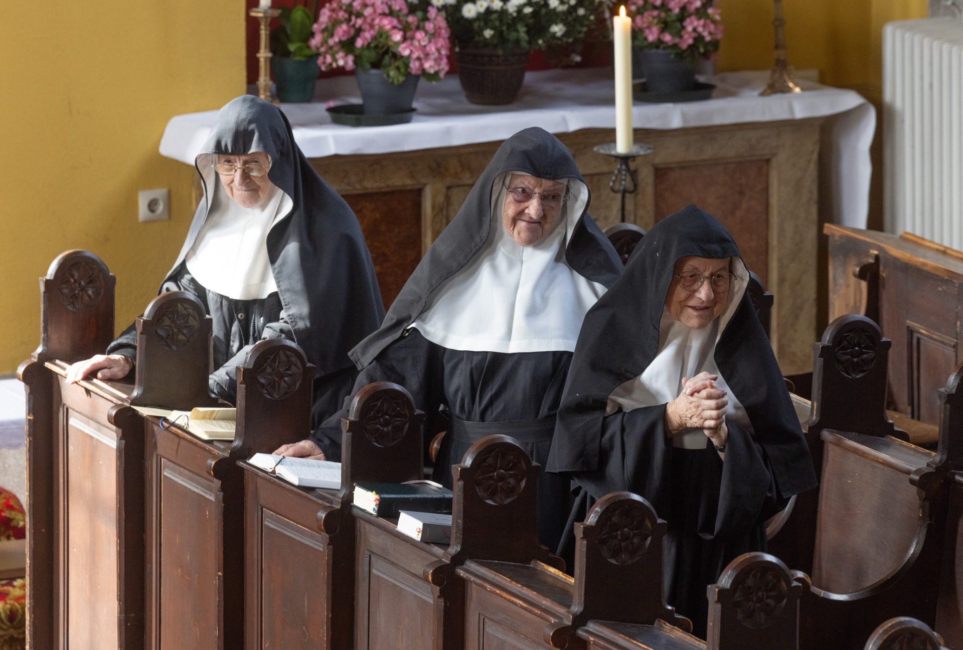 Die rebellischen Nonnen in ihrem Kloster.