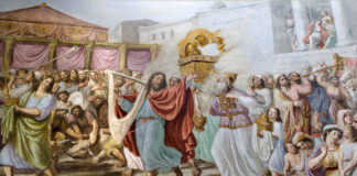 Davids Tanz: Keine Selbstkontrolle? Bildnis aus der St. Mark Kirche in Florenz, Davids Tanz