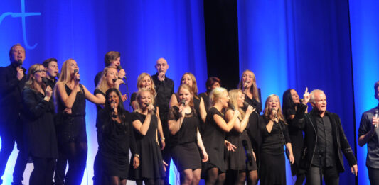 Der Gospelchor Reflex bei einem Konzert 2015