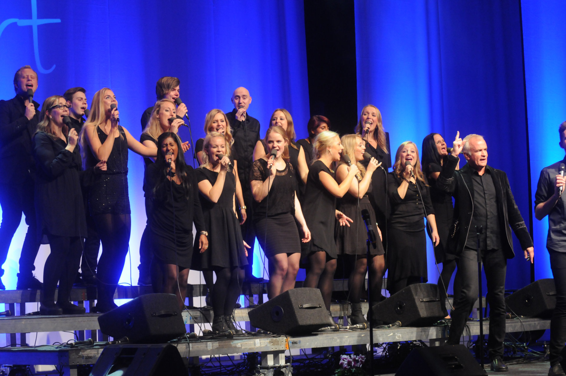 Der Gospelchor Reflex bei einem Konzert 2015