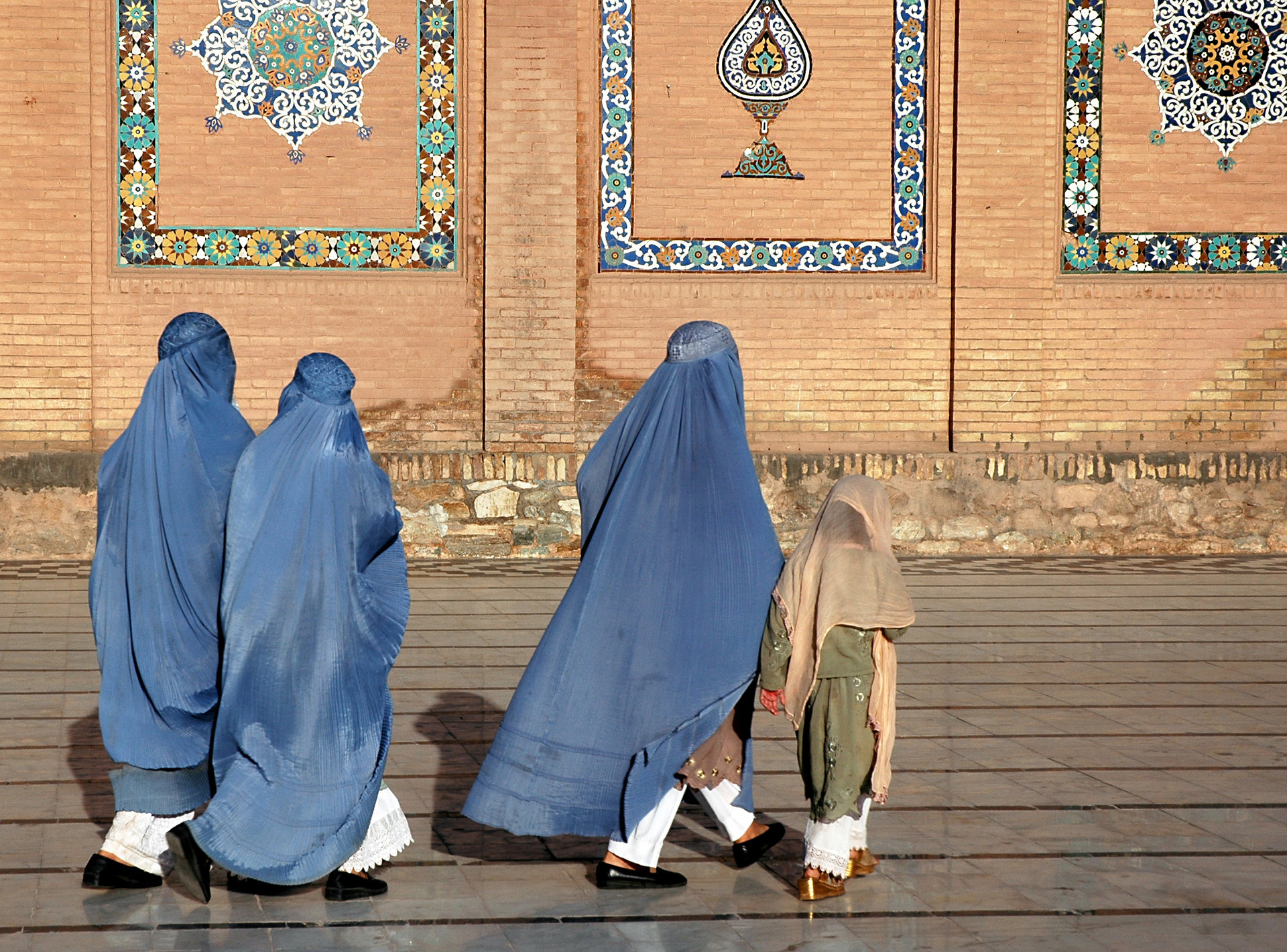 Frauen in Burka in Afghanistan